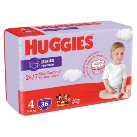 Huggies Pants Jumbo 4, 9-14 kg, 36 ks