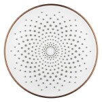 REA - Kulatá dešťová sprcha JS-021BRG Brush Copper REA-P0620