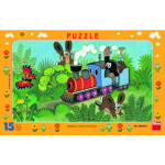 Puzzle Krtek lokomotiva