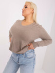 PM SW PM 3007+1 jumper.18 tmavě lila XL/XXL