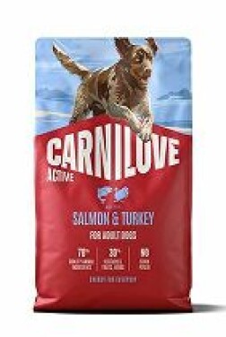 Carnilove Dog Active Dry Salmon&Turkey Adult AB 4kg