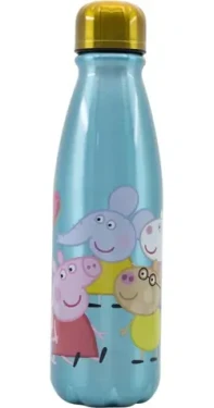 STOR Láhev na pití hliníková Prasátko Peppa 600 ml (13940)