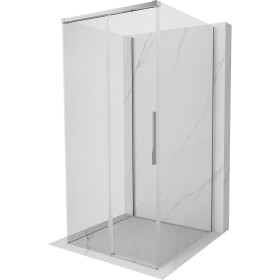 MEXEN/S - Rox-3S sprchový kout 3 stěnný , posuvný 95 x 95, transparent, chrom 8C2-095-095-01-00-3S