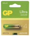 GP Ultra AA / Alkalická baterie / LR6 / 4 ks (1013224100)