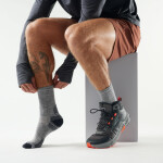 SMARTWOOL Hike Targeted Cushion Mid Crew Socks, Light Gray (vzorek) velikost: L