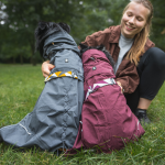 Pláštěnka Mudventure Coat ECO lilková, Hurtta Velikost: 25