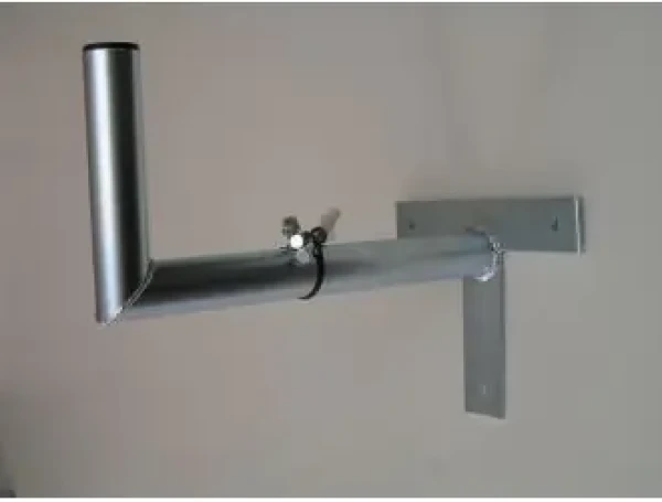 OEM / Držák antény na zeď / T-konzola / 40 cm / O 42 mm / galvanický zinek (PK40T42)