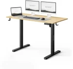 Zánovní - SENSE7 NOJO LIGHT Pracovní stůl černá-borovice / elektricky nastavitelná výška / 120 x 60cm / nosnost 70kg / zánovní (5902659847959.zánovní)