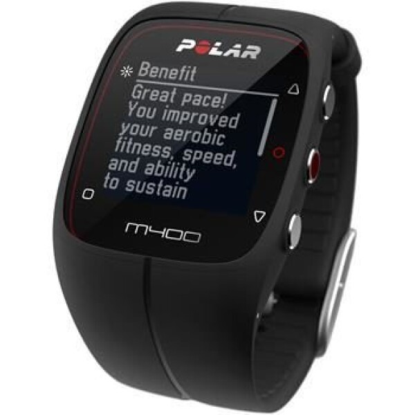 Rozbaleno - POLAR M400 / Fitness / bez HR / Bluetooth / černá / rozbaleno (90051092.rozbaleno)