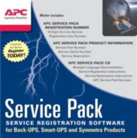 APC (3) Year Service Pack Extended Warranty / záruka pro nově zakoupený pordukt / WBEXTWAR3YR-SP-03 (WBEXTWAR3YR-SP-03)