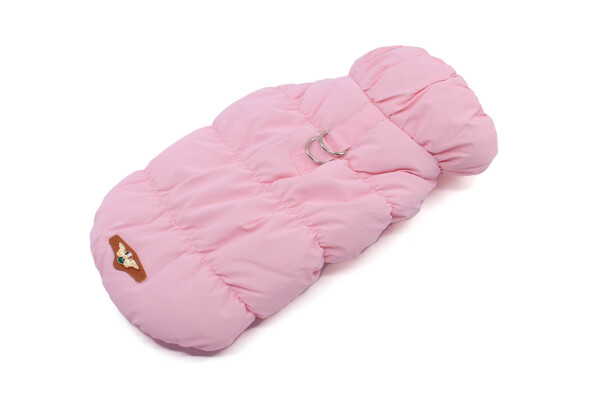 Magie zimní bunda pro psa Barva: Růžová, Délka zad (cm): 44, Obvod hrudníku: 61 - 65 cm