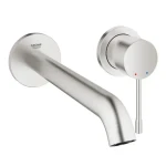 Grohe Essence - Umyvadlová baterie L pod omítku 2-otvorová instalace supersteel (19967DC1)