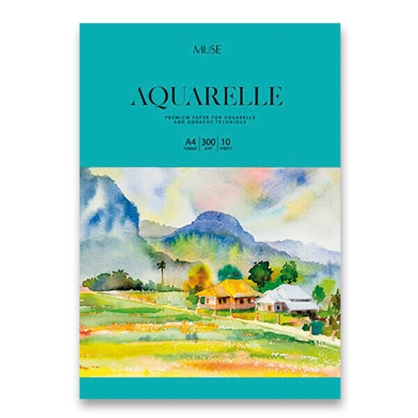 Shkolyaryk MUSE Aquarelle A4+ 300 g/m2, 10 listů