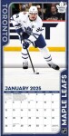 JF Turner Kalendář Toronto Maple Leafs Auston Matthews #34 2025 Wall Calendar