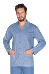 Pánské pyžamo 444 light blue - REGINA světle modrá XL