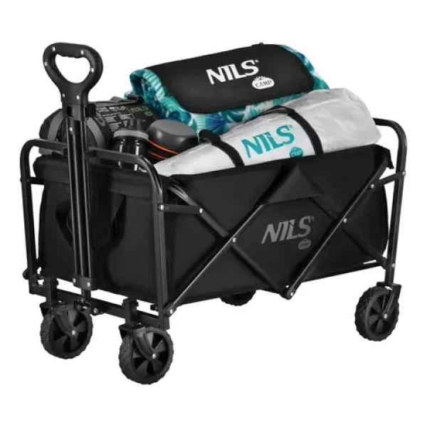 NILS Camp NC4306 Skládací kempingový vozík černý (5908261688270)