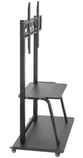 ARR S-13 černá / Mobilní stojan na TV / VESA / 37-100" / max. 150 kg (STO S-13)