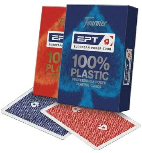 Fournier EPT 100% Plastic Červená