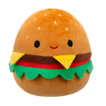 Plyšový mazlíček Squishmallows 2v1 cheeseburger Carl a hranolky Floyd