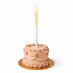 Dortová fontána PartyDeco bílá 25 cm (1 ks)