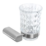 Tutumi - Sklenička kartáčovaný nikl 322224 REA-77036