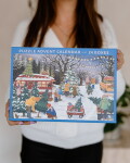 ViSSEVASSE Adventní kalendář Puzzle – 24 boxů, multi barva, papír