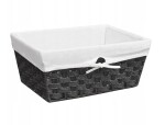 Erga Verona MR, univerzální košík 35x24x16 cm, černá, ERG-SEP-10KOSVER35MRB