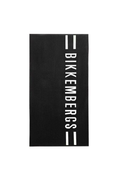 Bikkembergs BKK3MTW01 plážová osuška Black/White 170x90