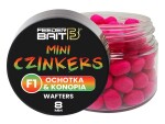 FeederBait Mini Czinkers Wafters 6x8mm 25ml - Jahoda,FeederBait Mini Czinkers Wafters 6x8mm 25ml - Jahoda
