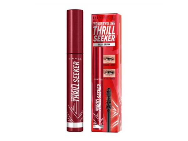Rimmel London Řasenka Thrill Seeker Brownblack 8 ml