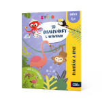 3D omalovánky - Plameňák a opice - Albi