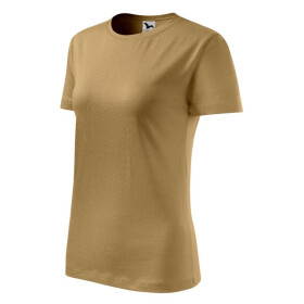 Dámské klasické nové tričko (pískové) 2XL