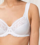 Dámská podprsenka Modern Lace+Cotton W02 - WHITE - bílá 0003 - TRIUMPH WHITE 90D