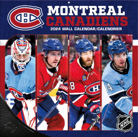 JF Turner Kalendář Montreal Canadiens 2024 Wall Calendar