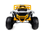 Mamido Elektrické autíčko Buggy Racing Speed 22 bílé | 4x4 | 12V10Ah | 180W | EVA | LED | 2,4Ghz | ECO kůže
