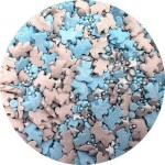 Cukrové zdobení Modro-stříbrní medvídci 80g - I LOVE CAKES