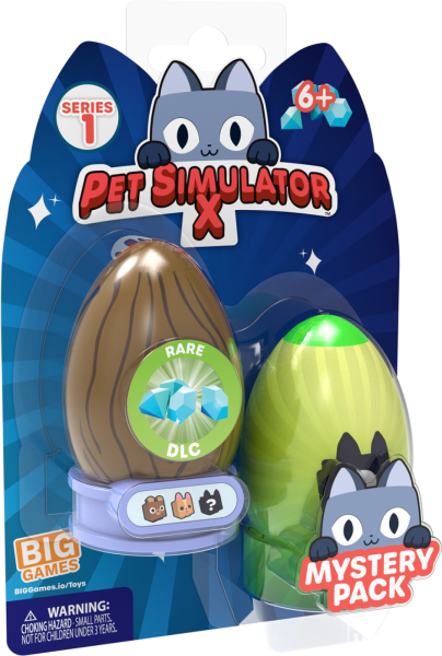 Vajíčka s figurkami Pet simulator 2 ks - Hermanex