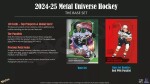 Hokejové Karty NHL 2024-25 Upper Deck Skybox Metal Universe Hobby Balíček