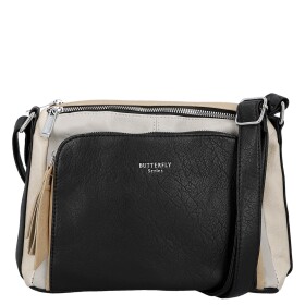 Trendy dámská koženková crossbody kabelka Vanda, černá