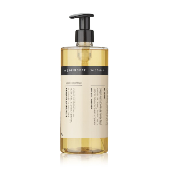 Humdakin Čisticí prostředek na nádobí Salvia & Sea Buckthorn 750 ml, krémová barva, plast