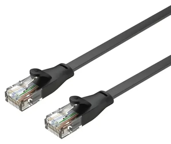 Unitek plochý patch kabel UTP Cat.6 15m / Patch kabel / RJ45-RJ45 (C1814GBK)