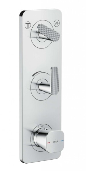 AXOR - Citterio C Termostatická baterie pod omítku, pro 2 spotřebiče, chrom 49701000