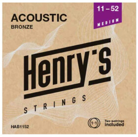 Henry’s HAB1152 Acoustic Bronze - 011“ - 052“