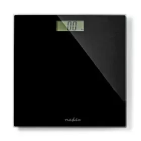 Nedis Osobní váha černá / Digitální / Tvrzené Sklo / nosnost: 150 kg (PESC500BK)