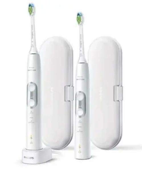 Zánovní - Philips HX6877/34 Sonicare bílá / Elektrický zubní kartáček / 62.000 pulsů / 3 úrovně intenzity / časovač / zánovní (HX6877/34.zanovni)