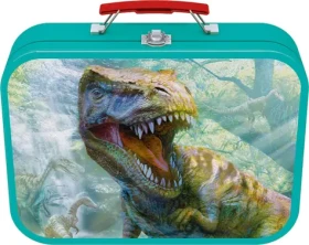 SCHMIDT Puzzle Dinosauři 4v1 v plechovém kufříku