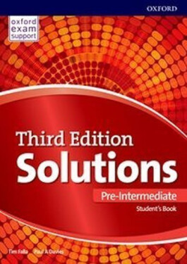 Solutions Pre-intermediate Student´s Book 3rd (International Edition) - Paul Davies