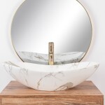 REA Umyvadlo na desku Royal Lava Mat 61x35 REA-U8598