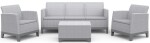 KETER SCANDI FORMA 3 SEATERS SET - Ash grey/Storm grey
