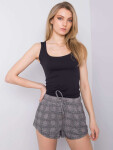 Šortky D17003O61874K šedá černá